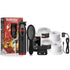 BaByliss Red FX Skeleton Exposed T-Blade Outlining Cordless Trimmer with Replacement T-Blade with Top Accessory Kit