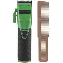 BaByliss Pro FX870 GI BOOST+ Influencer Collection Clipper Green with Styling Comb