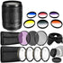 Canon EF-S 18-135mm f/3.5-5.6 IS NANO USM Lens with Accessory Bundle For Canon DSLR Cameras