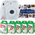 Fujifilm Instax Mini 9 Instant Camera (Smokey White) with Fujifilm 4x 20 Instax Mini Film