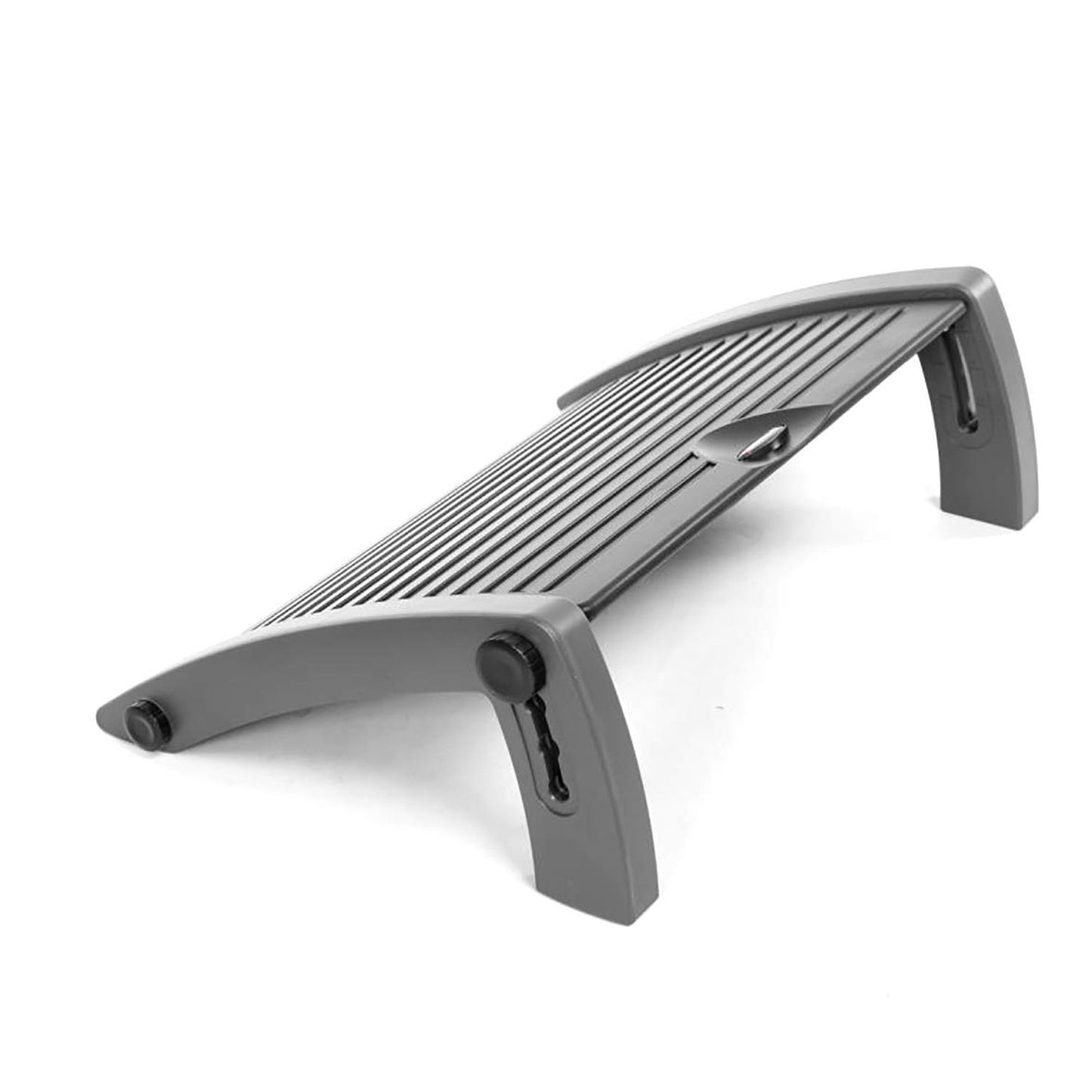 AKRacing Plastic Footrest Grey, Adjustable to Multiple Tilt Angles (AK-FOOTREST-GY-NA)