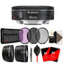 Canon EF 40mm f/2.8 STM Lens with Top Accessory Bundle For Canon Digital SLR Cameras