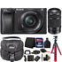 Sony Alpha a6300 Digital Camera (Black) with 16-50mm and 55-210mm Lens Bundle