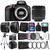 Nikon D3500 24.2MP Digital SLR Camera + 18-55mm Lens + 55mm Telphoto&Wide Angle Lens + Filter Kit + Macro kit + 32GB Memory Card + Wallet +  Reader + Slave Flash + Case + Tall&Mini Tripod + 3pc Cleaning Kit