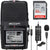 Zoom H2n ext 2-Input / 4 Track Handy Digital  Audio Stereo Recorder With 5 Built-In Mic Array +  BY-M1 Omnidirectional Lavalier Microphone + 32GB Memory Card