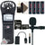 Zoom H1n 2-Input / 2-Track Portable Handy Recorder with Onboard X/Y Microphone and Microphone Accessory Kit