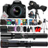 Canon EOS 250D Rebel SL3 24.1MP DSLR Camera + 18-55mm, 500mm & 650-1300mm Bundle