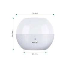 AUKEY Night Light, Touch Rechargeable Bedside Lamp LED RGB Color - Changing Table Lamp White