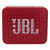 JBL GO 2 Portable Wireless Waterproof Speaker (Red) with JBL T110 in Ear Headphones Black