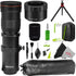 Vivitar 420-800mm f/8.3 Manual Telephoto Zoom Lens for Canon EF-M Mount Camera with 2x Converter