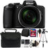Nikon Coolpix B600 16MP Digital Camera Black with 64GB Deluxe Accessory Package