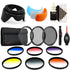 55mm Color Filter Kit with Accessories for Nikon D3400 , D5300 and D5599