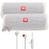 Two Pieces JBL FLIP 5 Portable Bluetooth Speaker - White + Wireless Headphones