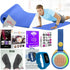 Complete Fitness Bundle with Yoga Mat Digital Scale Bluetooth Speaker and 6000 Online Training Classes for Muscle Training and Body Shaping