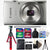 Canon PowerShot IXY 200 / Elph 180 Slim and Simple Point and Shoot Silver Bundle