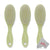 3x Conair Pro Baby Brush Extra Gentle for Little Heads (Yellow)
