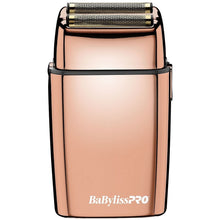 BaByliss Pro FOILFX02 Cordless Metal Double Foil Shaver FXFS2RG Rose Gold with Replacement Power Cord Charger Set
