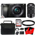 Sony Alpha A6100 Full HD 120p Video Mirrorless Digital Camera with 16-50mm + 55-210mm Accessory Kit