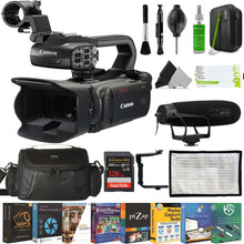 Canon XA60 Professional UHD 4K Camcorder (PAL) Black with Vidpro XM-48 Microphone Video Creator Kit