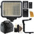 120 LED Video Light with Accessory Kit for Cameras and Camcorders