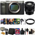 Sony Alpha a7C Mirrorless Digital Camera (Silver) + FE 85mm f/1.8 Lens Accessory Kit