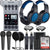 Zoom PodTrak P4 Portable Multitrack Podcast Recorder + 2x Behringer XM8500 Mic + Samson SR350 Headphone Accessory Kit