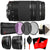 Canon EF 75-300mm f/4-5.6 III Lens with Accessory Bundle For Canon T5i , T6 , T6i and T7i