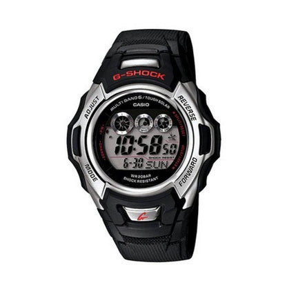 Men's Casio G-Shock Black Silicone Digital 46 mm Watch GWM500A-1A