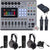 Zoom PodTrak P8 Portable Multitrack Podcast Recorder + Two Zoom ZDM-1 Podcast Mic Pack Accessory Bundle + ZOOM BTA-2 Bluetooth Adapter Audio For PodTrak Series