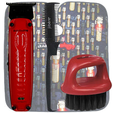 BaBylissPRO Limited Edition LO-PRO FX Trimmer (Van DA' Goat) FX726RI with Conair Pro Jilbere De Paris Precision Cut Professional Texturizing Comb Precision Razors Kit