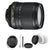 Nikon AF-S DX NIKKOR 18-105mm f/3.5-5.6G ED VR Lens with Accessory Kit For Nikon D5300 , D5600 , D7100 and D7200