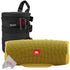 JBL Charge 4 Portable Bluetooth Speaker Yellow + Case