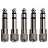 5x Pig Hog Solutions 3.5mm(F) to 1/4"(M) Stereo Adapter