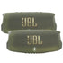 JBL Charge 5 Portable Waterproof Bluetooth Speaker Green - 2 Units