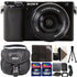 Sony Alpha A6000 Wi-Fi Digital Camera Black with 16-50mm Lens and Complete Accessory Kit