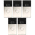 5x Ring Video Doorbell - 2nd Gen - 1080p HD Video, Improved Motion Detection, Easy Installation, Affordable (2020 Release, Satin Nickel)