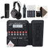 Zoom G1X Four Guitar Multi-Effects Processor With Built-In Expression Pedal + Zoom ZDM-1 Podcast Mic Pack Accessory Bundle + Rechargeable Battery & Charger + 3pc Cleaning Kit