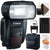 Canon 600EX Speedlite Flash Black 5739B002 with Canon Original Case + Bundle