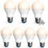 7x Ring A19 Smart LED Light Bulb Dimmable 800 Brightness Lumens Indoor / Outdoor Use