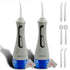 2x Vivitar Cordless & Rechargeable 360° Water Flosser 3 Modes and Memory Function with Heads