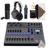 Zoom LiveTrak L-8 Portable Podcast 8-Track Digital Mixer And Multitrack Recorder + Zoom ZDM-1 Podcast Mic Pack Accessory Bundle