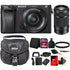 Sony ILCE-6300 a6300 4K Mirrorless Digital Camera 16-50mm & 55-210mm Zoom Lens Bundle