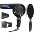 Conair Pro Black Bird Hair Dryer 2000 Watt BB075W with Conair Pro Ergo-Grip Detangler Brush