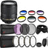 Nikon AF-S DX NIKKOR 18-105mm f/3.5-5.6G ED VR Lens with Top Accessory Bundle For Nikon DSLR Cameras