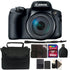 Canon PowerShot SX70 HS Digital Camera + 64GB Memory Card + Card Holder + Card Reader + Camera Case + 3pc Cleaning Kit