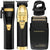 BaByliss PRO Gold FX Boost + Metal Trimmer FX787GBP + Clipper FX870BN with GAMMA+ Foil Shaver
