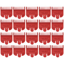 20x Wahl Professional Color-Coded Clipper Guide #1 - for Cutting 1/8" Red #3114-607