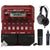 Zoom B1 Four Electric Bass Effects Processor + Zoom ZDM-1 Podcast Mic Pack Accessory Bundle