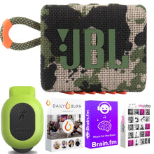 JBL Go 3 Portable Bluetooth Speaker (Squad) with Garmin Running Dynamics Pod and Software Suite