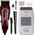 Wahl Professional Sterling Finish Limited Edition Shaver (White) - 8174 with Wahl 8110 Professional 5-Star Balding Clipper - Red